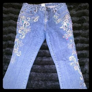 Denim Embellishment Denim Jeans